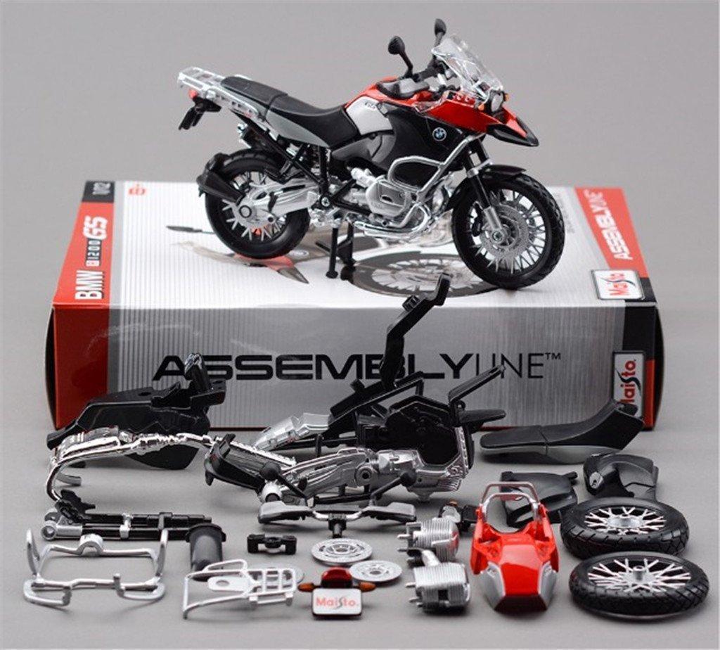 BMW R1200GS, Honda CBR1000RR, Motocicleta a Escala: 1/12, marca Maisto, kit para ensamblar, juguete de colección