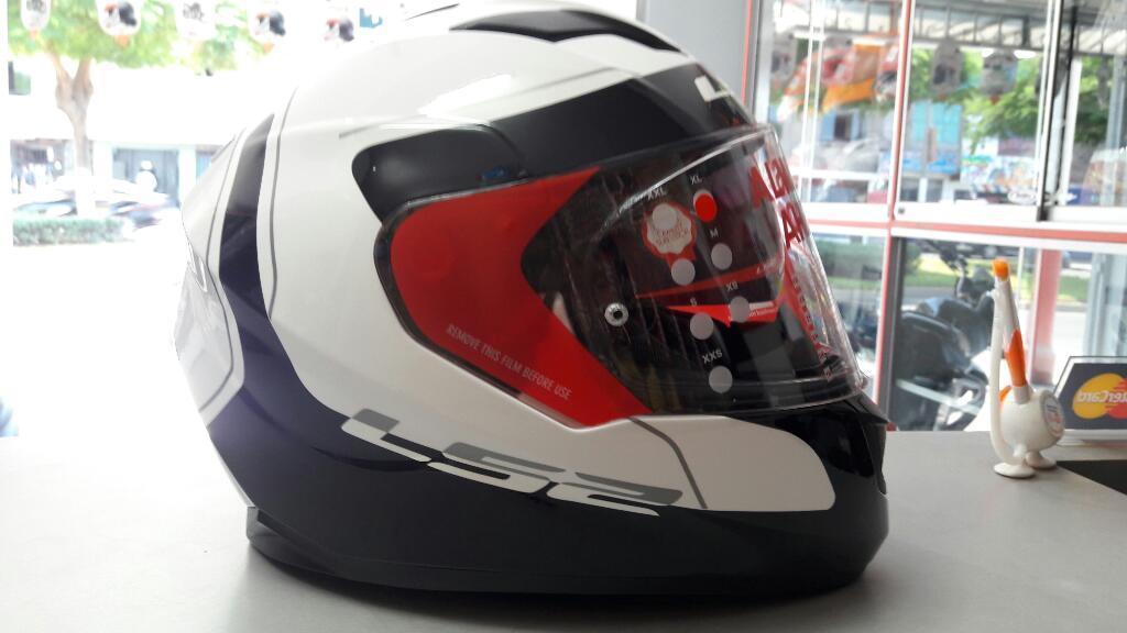 Casco Ls2 Lunar Visor Solar Certificado