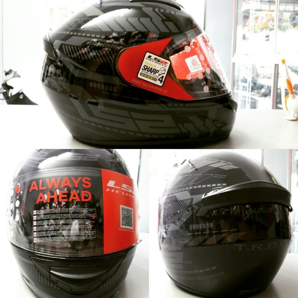Casco Ls2 Tinanium Señal Certificado