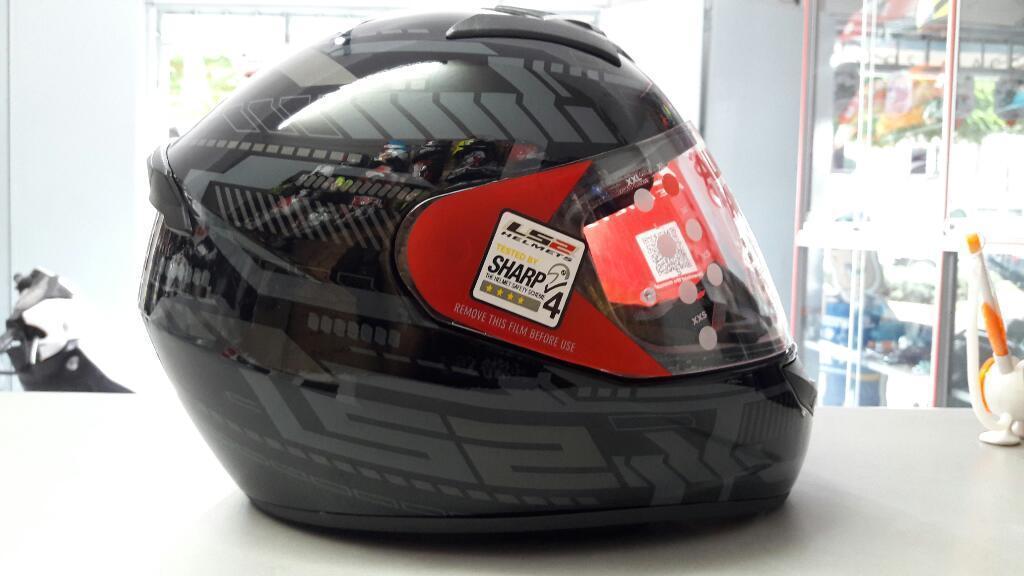 Casco Ls2 Tinanium Señal Certificado