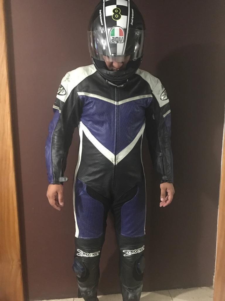 Traje para Moto y protector de espalda