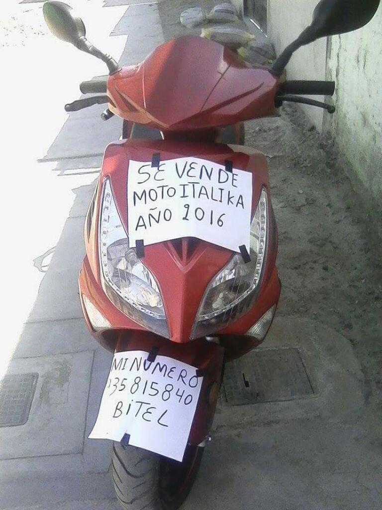 Se Vende Moto Italika Semi Nueva