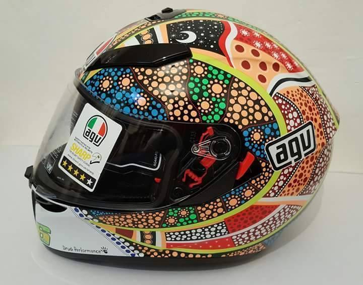 AGV DREAMTIME TOP VALENTINO ROSSI. KAWASAKIHONDAYAMAHA