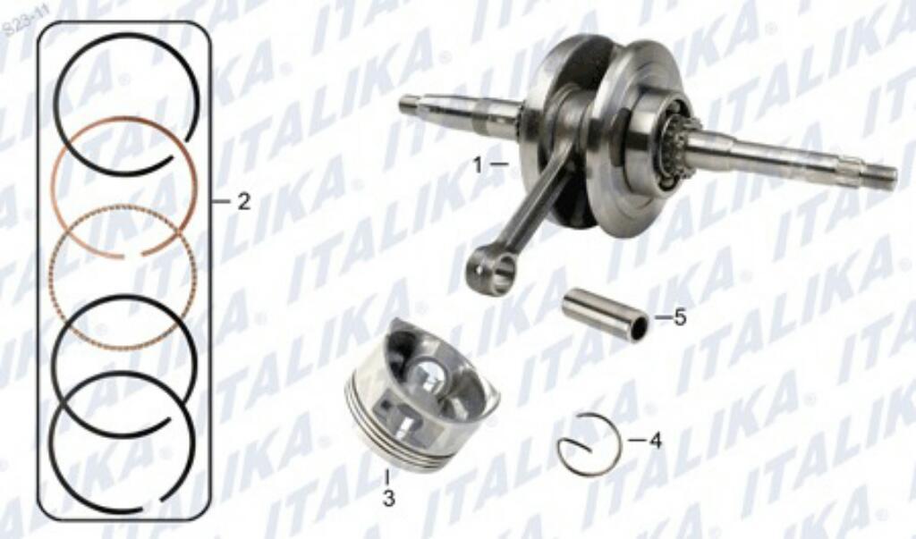 Viela Y Cigueñal para Scooter